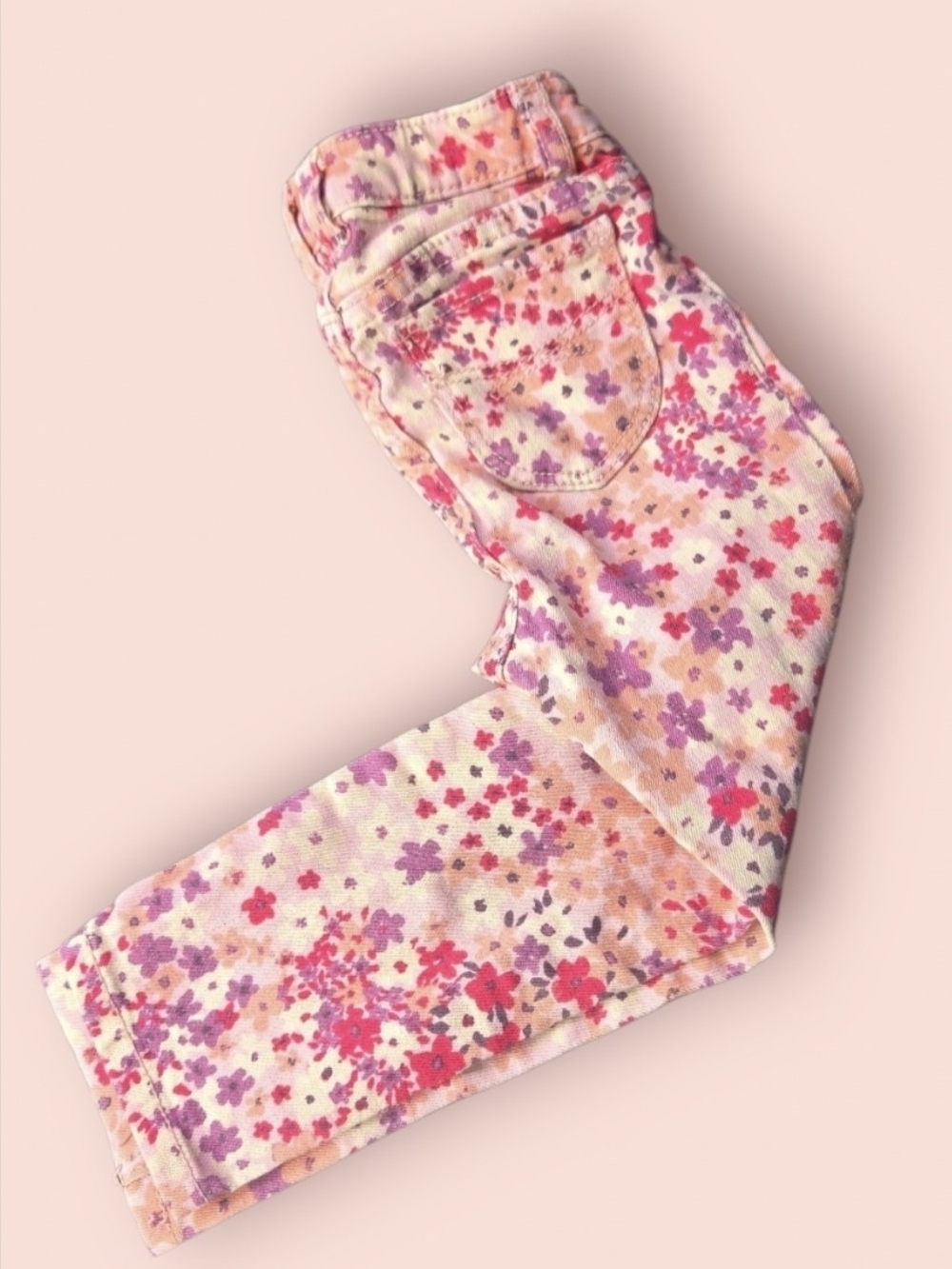 GAP BabyGap Skinny Floral Jeans - Size 3(3T)